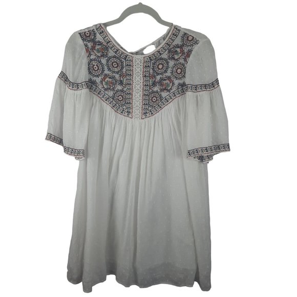 ZARA PLUMETIS EMBROIDERED DRESS - Picture 3 of 15